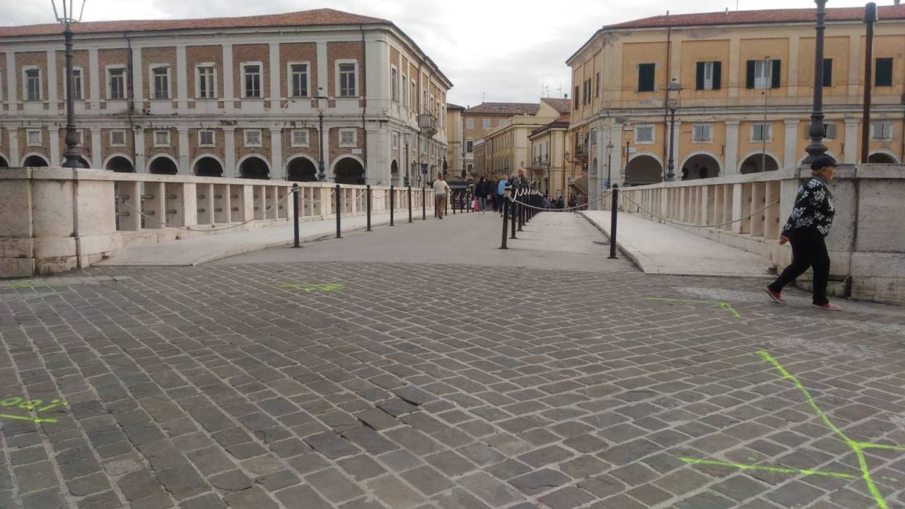 Il ponte II Giugno a Senigallia