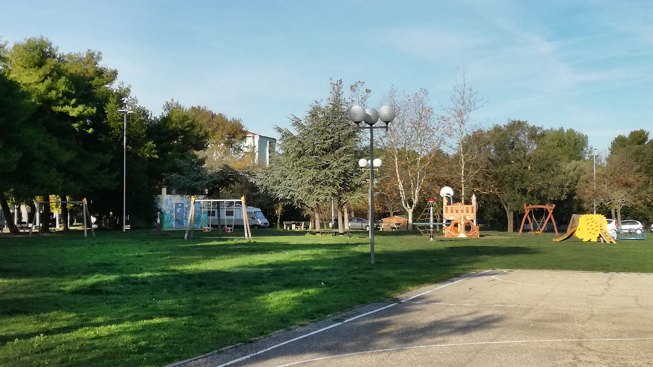 Nuovi giochi nei giardini e parchi pubblici di Senigallia: il parco della pace