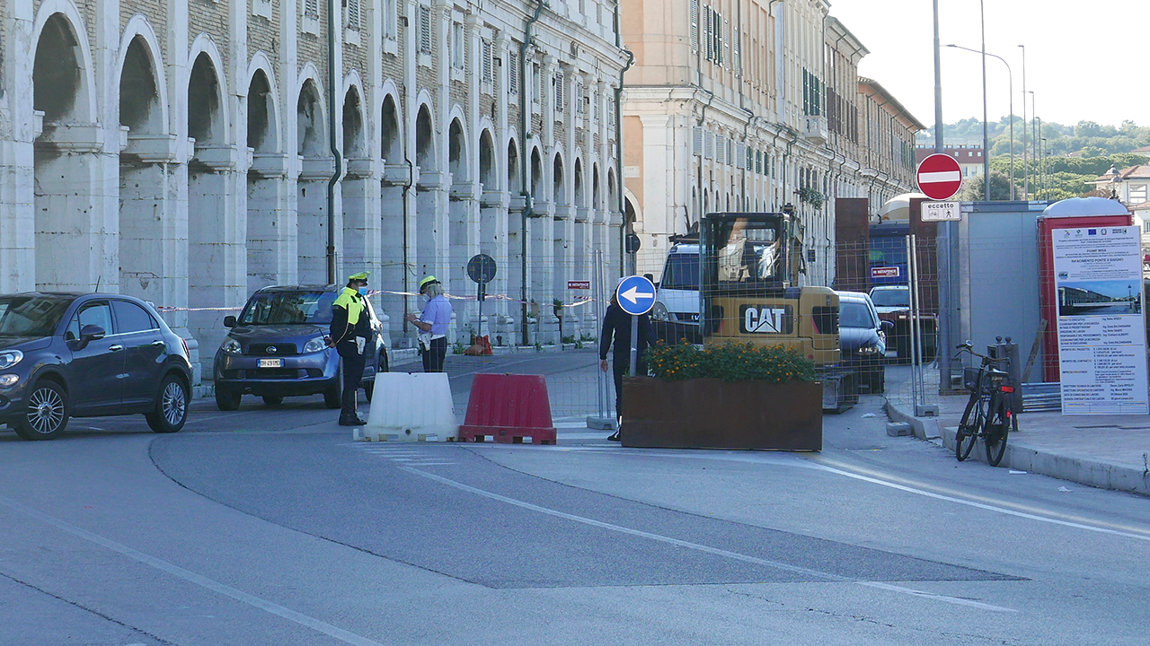 Viabilità modificata a Senigallia per i lavori su ponte II Giugno