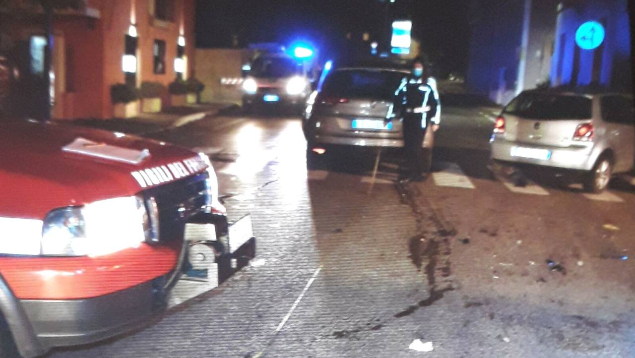 L'incidente in auto registrato a Senigallia dalla polizia locale