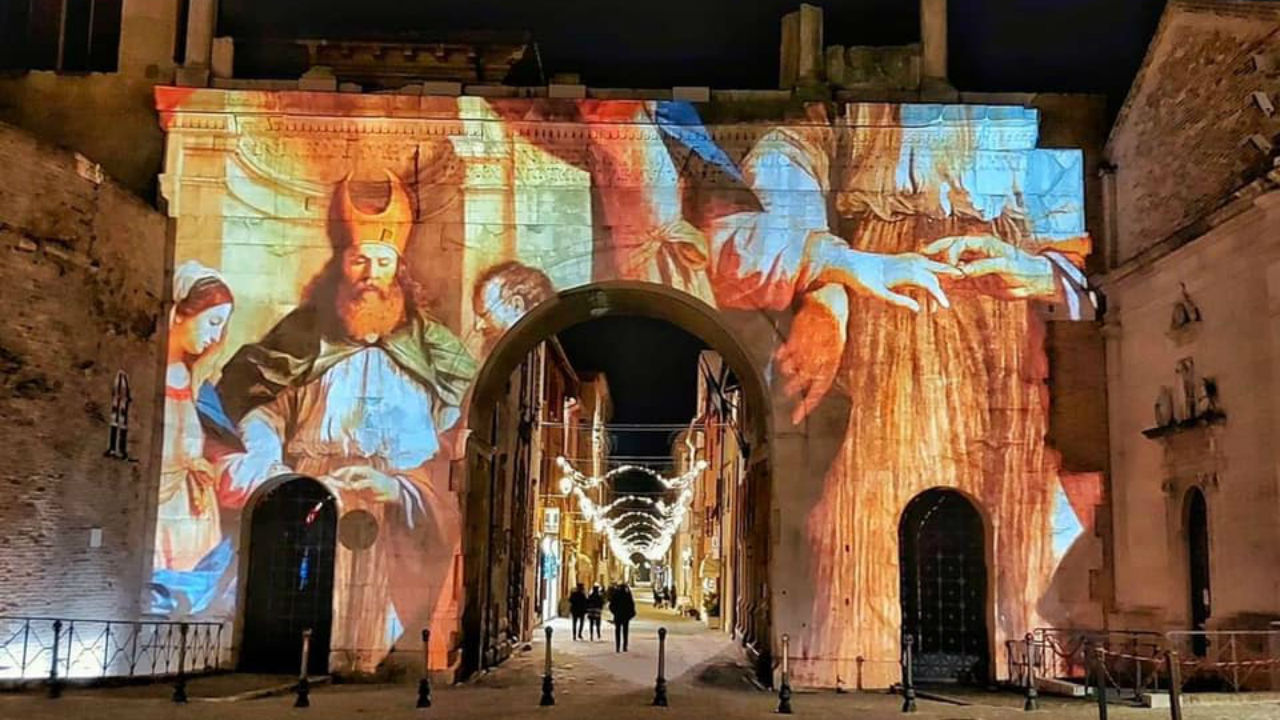 Il videomapping a Fano