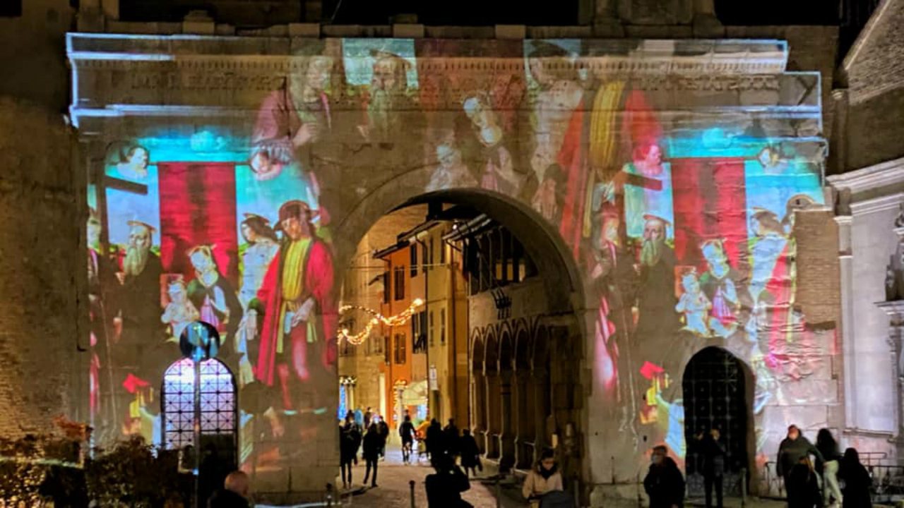 Il videomapping al Pincio