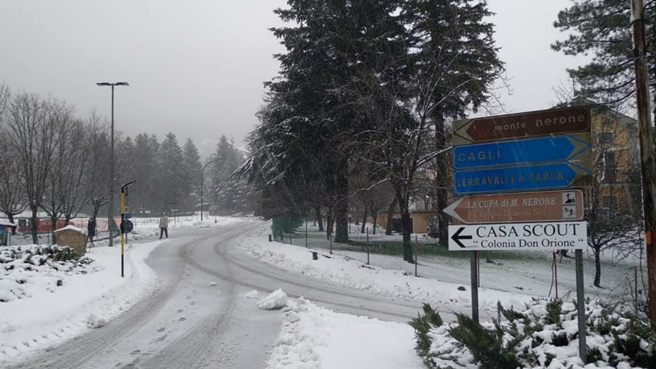 Neve a Serravalle di Carda