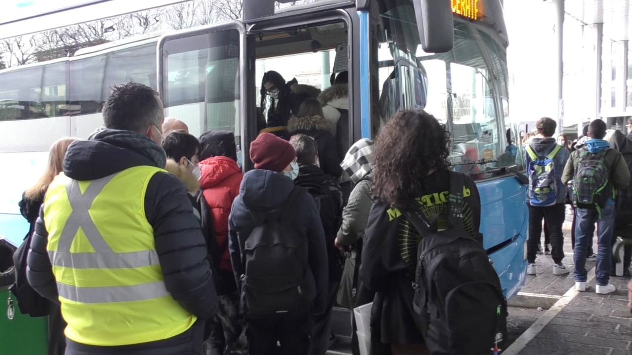 Macerata, il terminal degli autobus