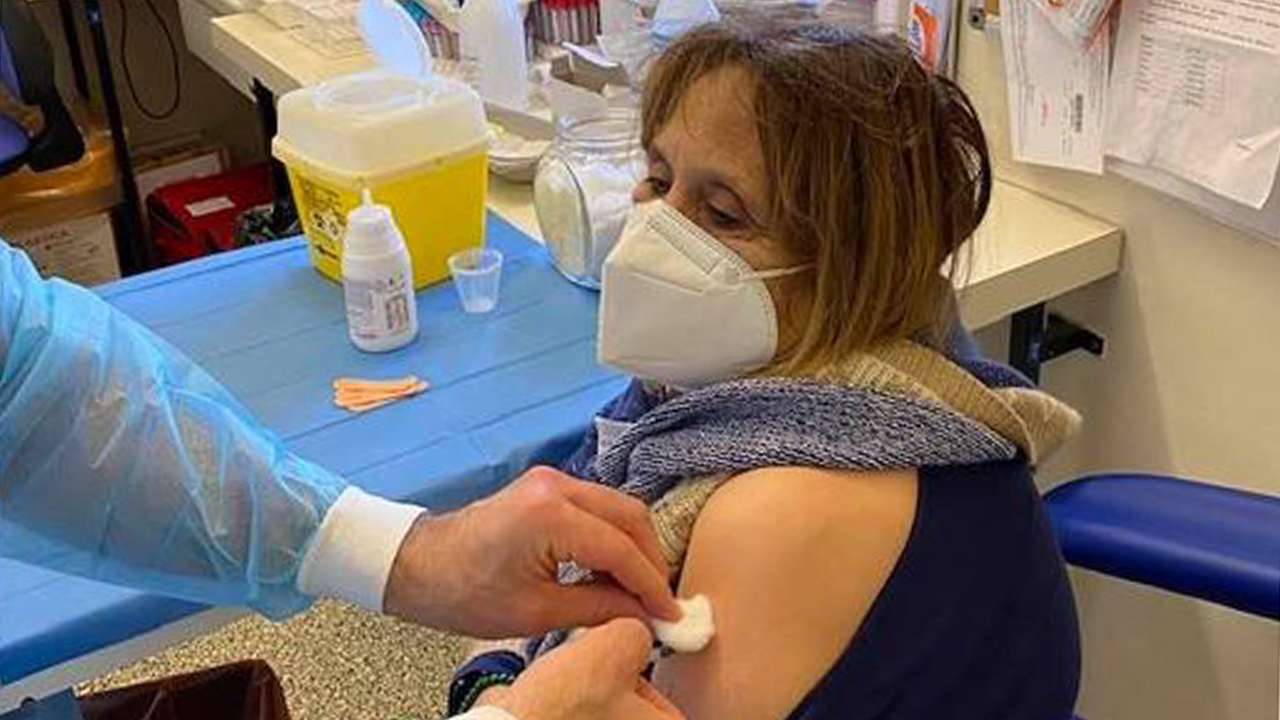 Margherita Angeletti si è sottoposta alla vaccinazione anti covid-19