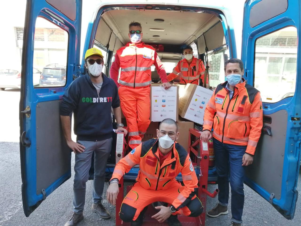 Coldiretti e Croce Gialla Ancona