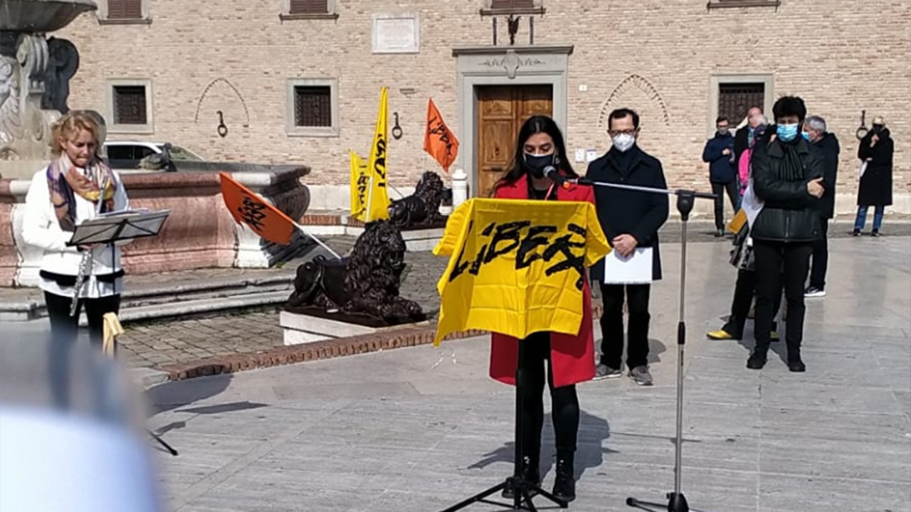 Anche a Senigallia si è celebrata la giornata per le vittime innocenti di mafia promossa da Libera