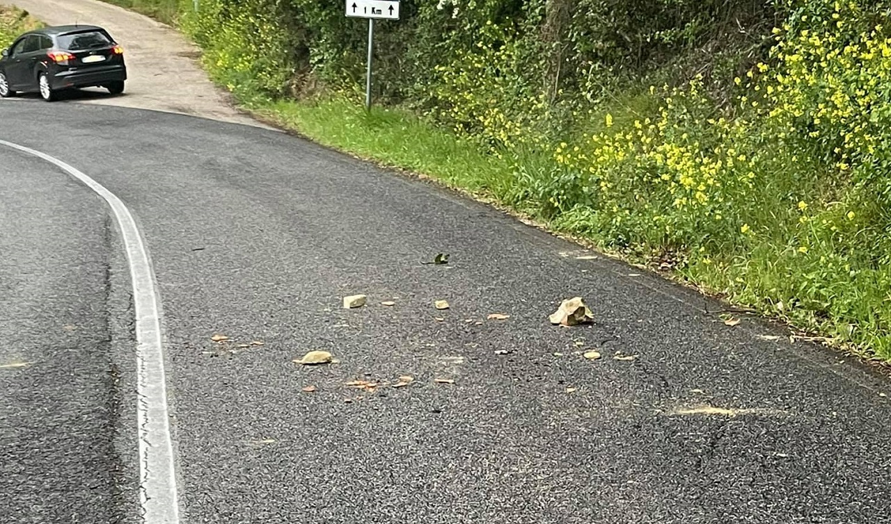 I sassi lanciati a Castelfidardo