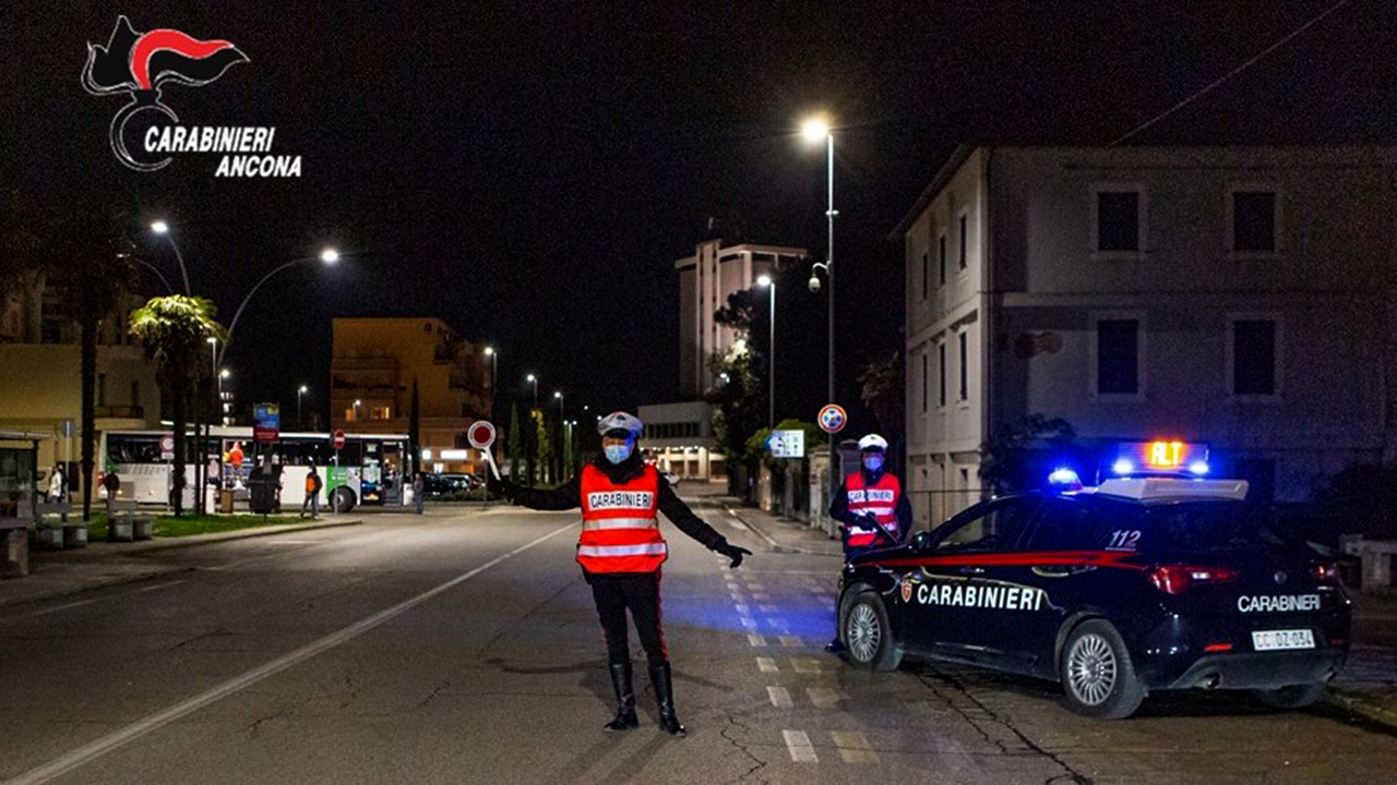 I carabinieri di Senigallia impegnati nei controlli stradali