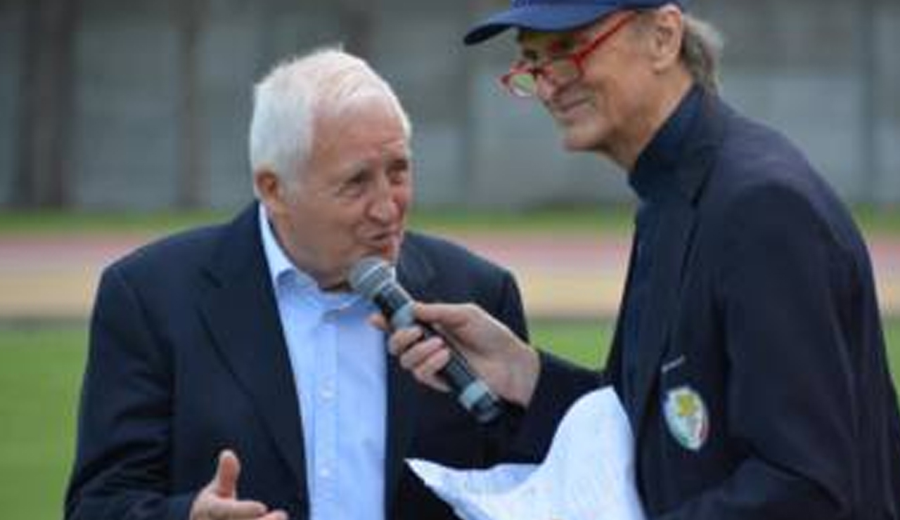 A sinistra Aldo Mancini, papà del Ct della Nazionale Roberto