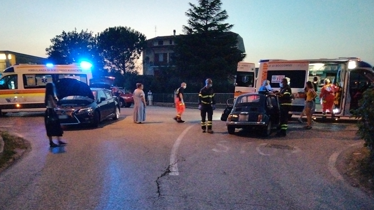 L'incidente a Pianello di Ostra: i soccorsi