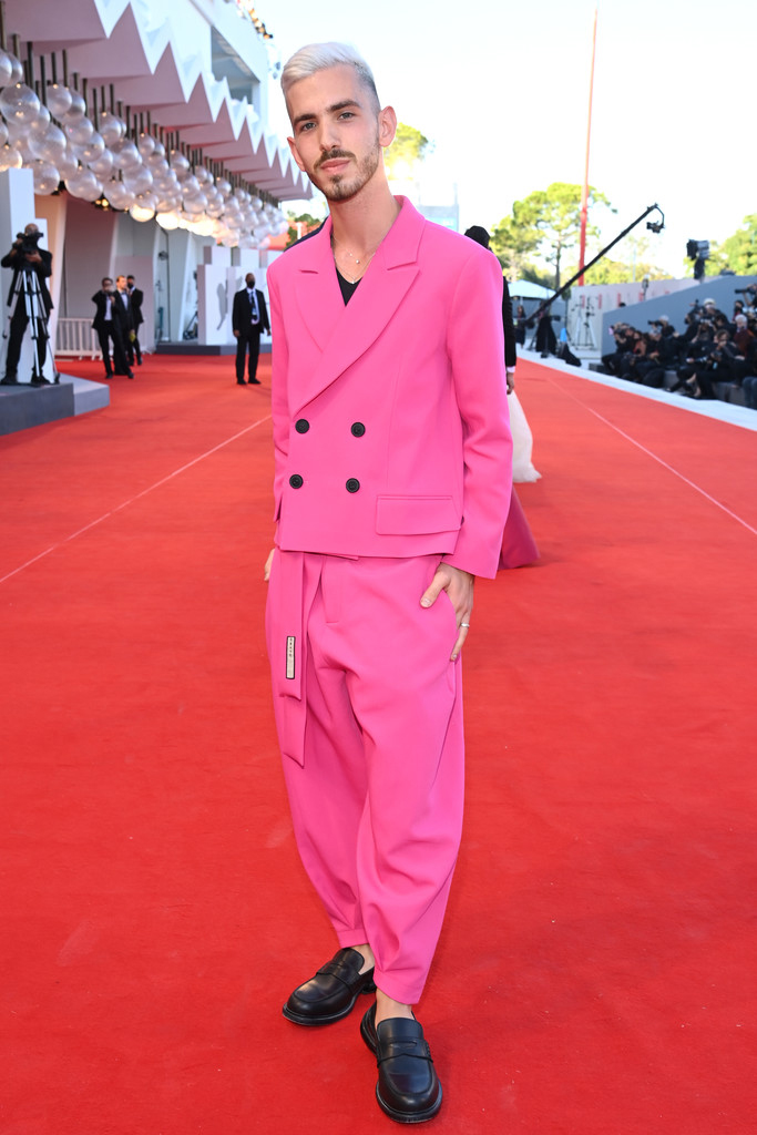 Davide Giuliani al festival del cinema di Venezia (foto https://www.zimbio.com)