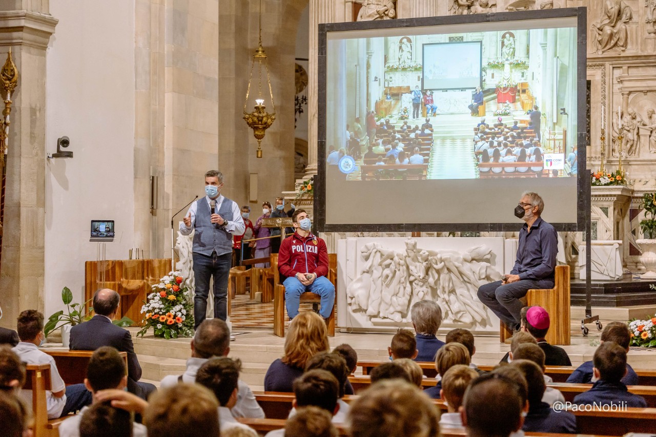 Carlo Macchini e Andrea Zorzi in Santa Casa a Loreto