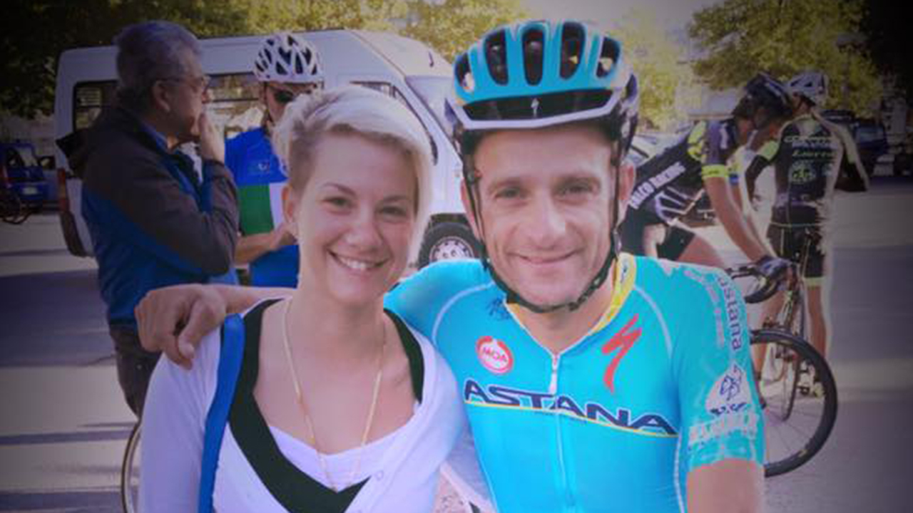 Jennifer Fiori con Michele Scarponi