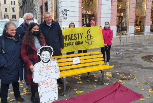 L’Ateneo in difesa dei diritti umani: ad Ancona “panchine gialle” per Patrick Zaki