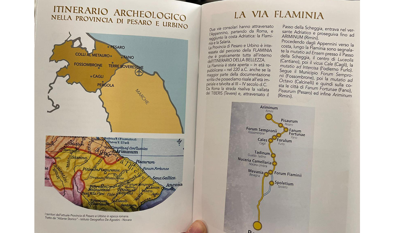 il nuovo itinerario archeologico di Pesaro Urbino