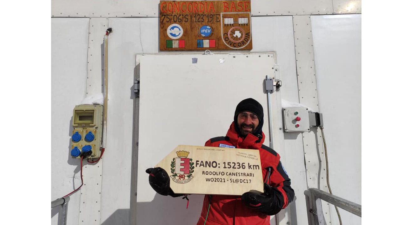 Rodolfo Canestrari in Antartide