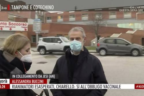 Agorà a Jesi, il medico rianimatore Chiarello invoca l’obbligo vaccinale