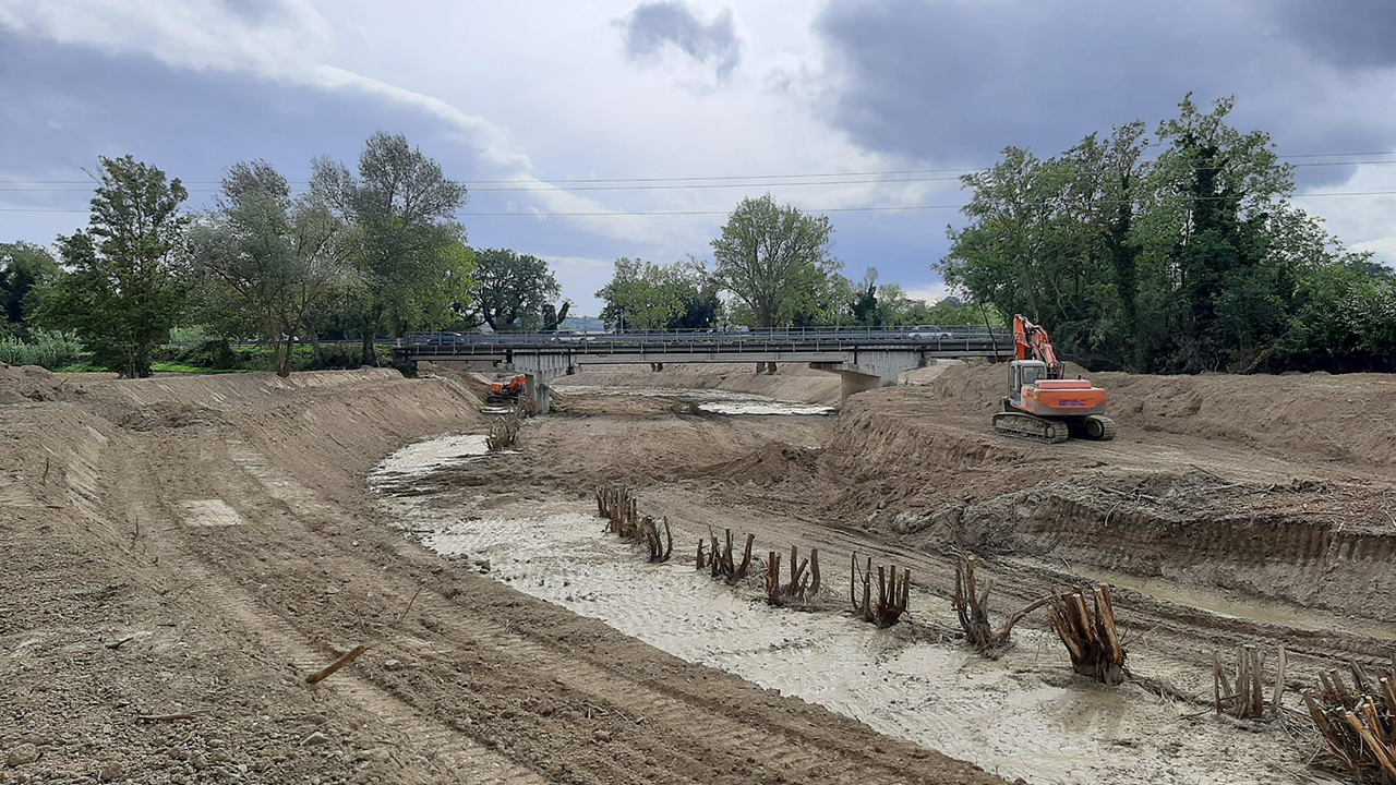 Trecastelli, conclusi i lavori sul fiume Nevola