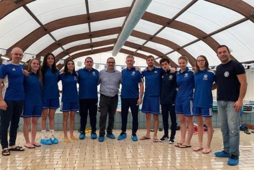 Università Politecnica delle Marche con la Nazionale olimpica di nuoto sordi