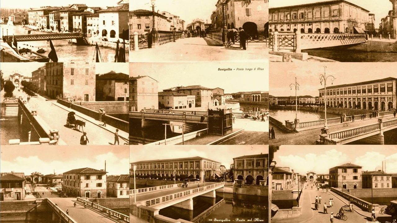 I vari ponti tra il centro storico di Senigallia e il quartiere dei pescatori, il cd. rione Porto