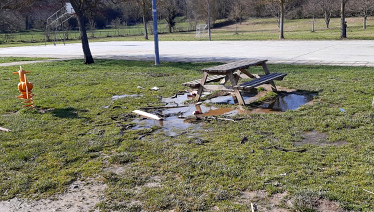 il parco giochi di via Monfalcone