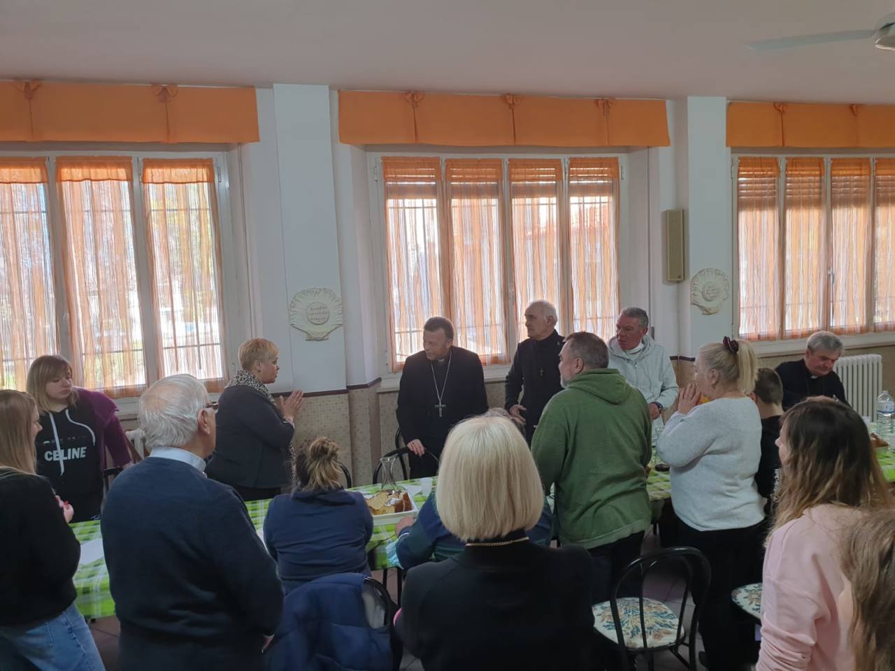 Vescovo Armando in visita a San Biagio