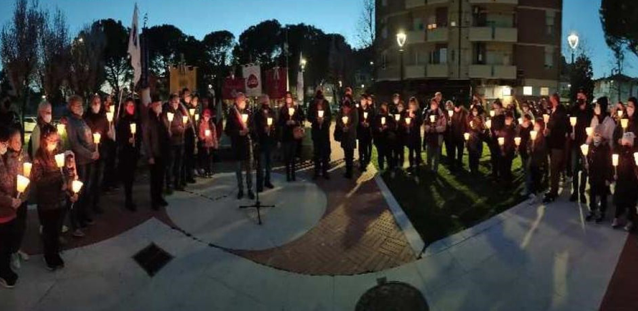 Fiaccolata a Vallefoglia