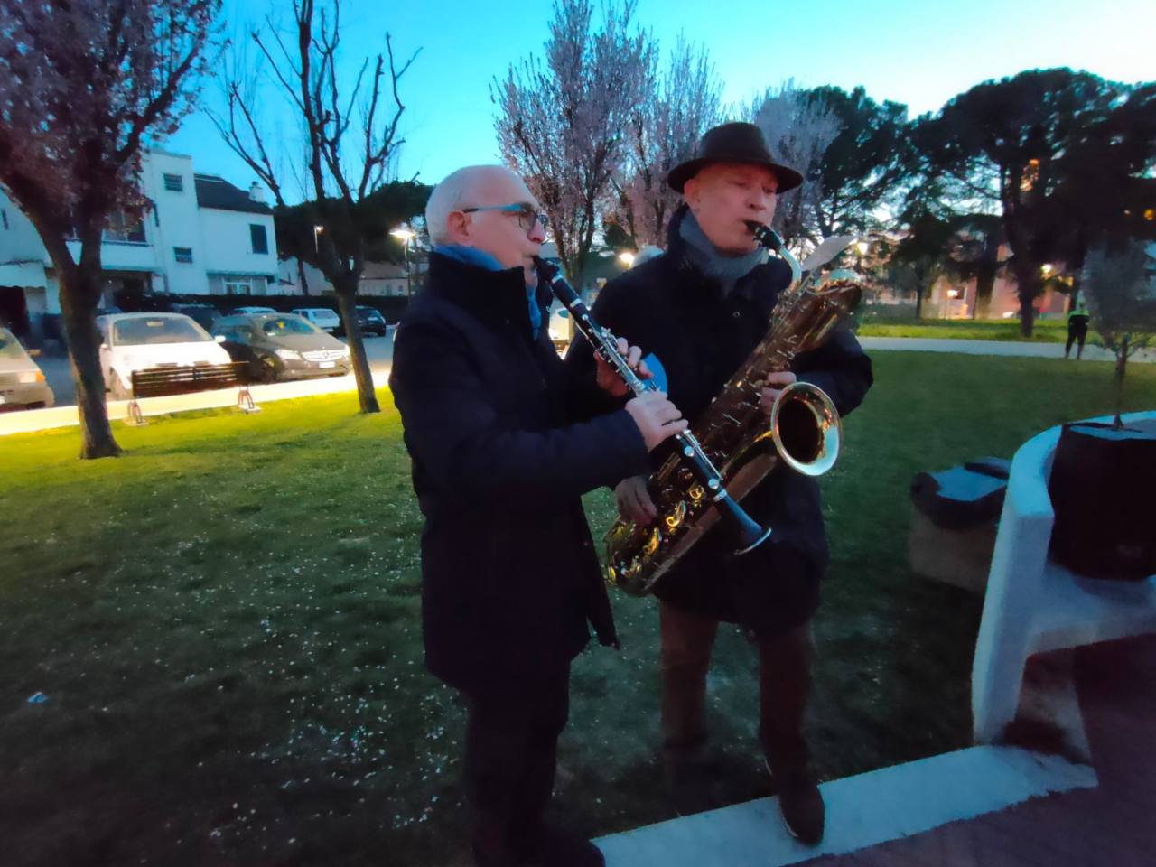 i Maestri Claudio Sanchioni e Roberto Vagnini