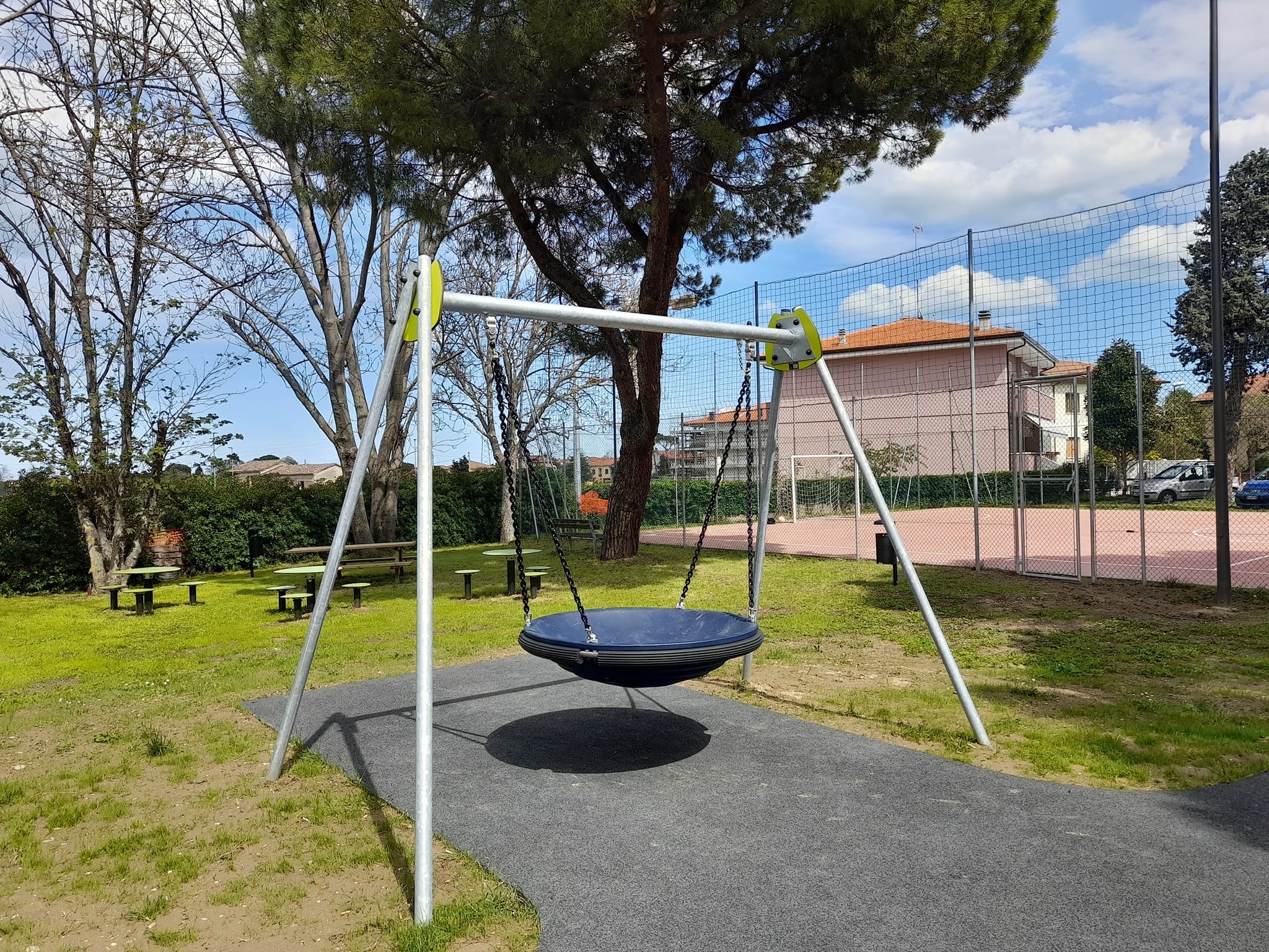 Il nuovo parco giochi a Rosciano