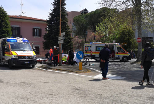 Incidente in via Capanna, anziano ciclista in prognosi riservata