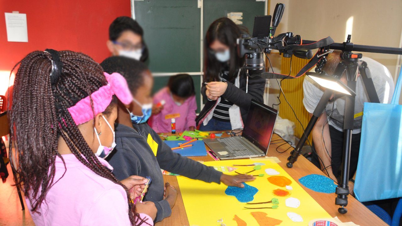 Uno dei laboratori multimediali realizzati dai ragazzi del centro di aggregazione "Le Rondini" di Senigallia