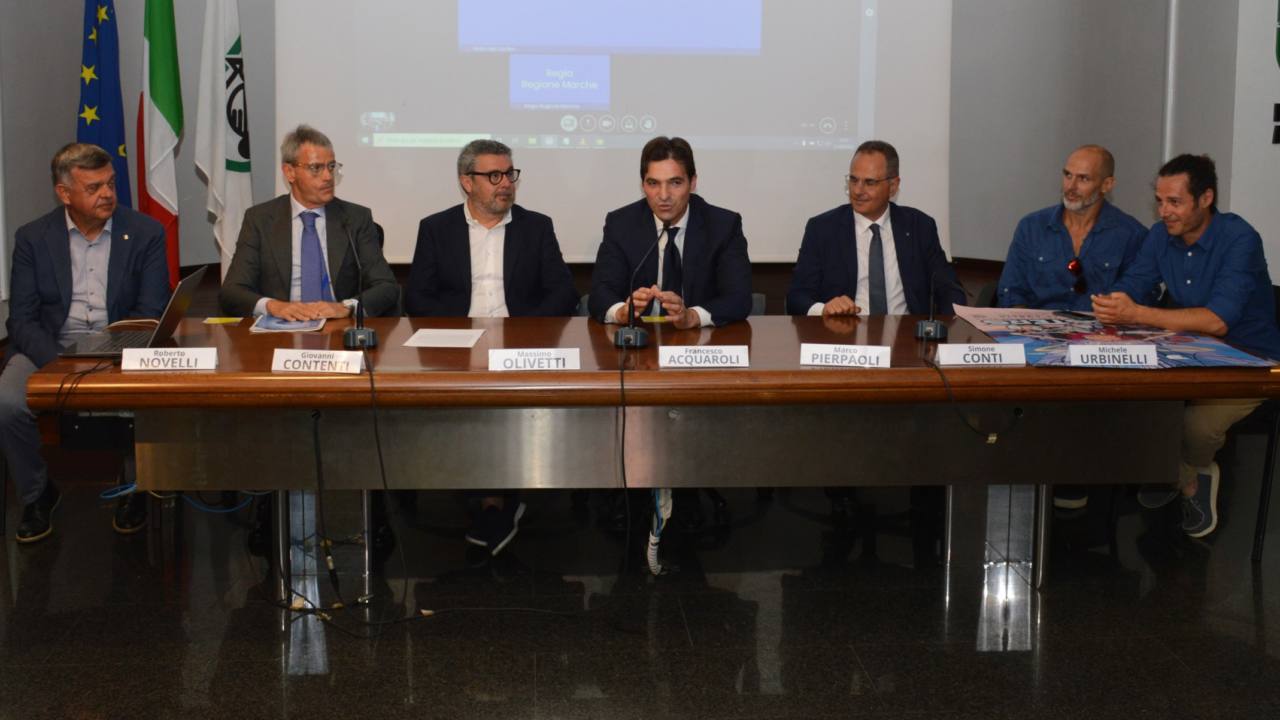 La presentazione in Regione Marche dell'undicesima edizione degli XMasters a Senigallia