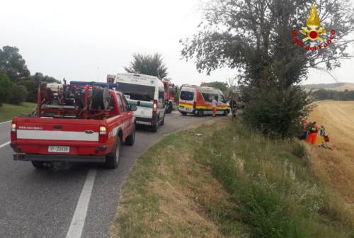 Incidente stradale a Serra De Conti, una giovane ferita