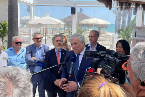Inflazione e sanzioni, Tajani a Civitanova Marche: «Serve nuovo Recovery Plan, per autosufficienza energetica e agroalimentare»