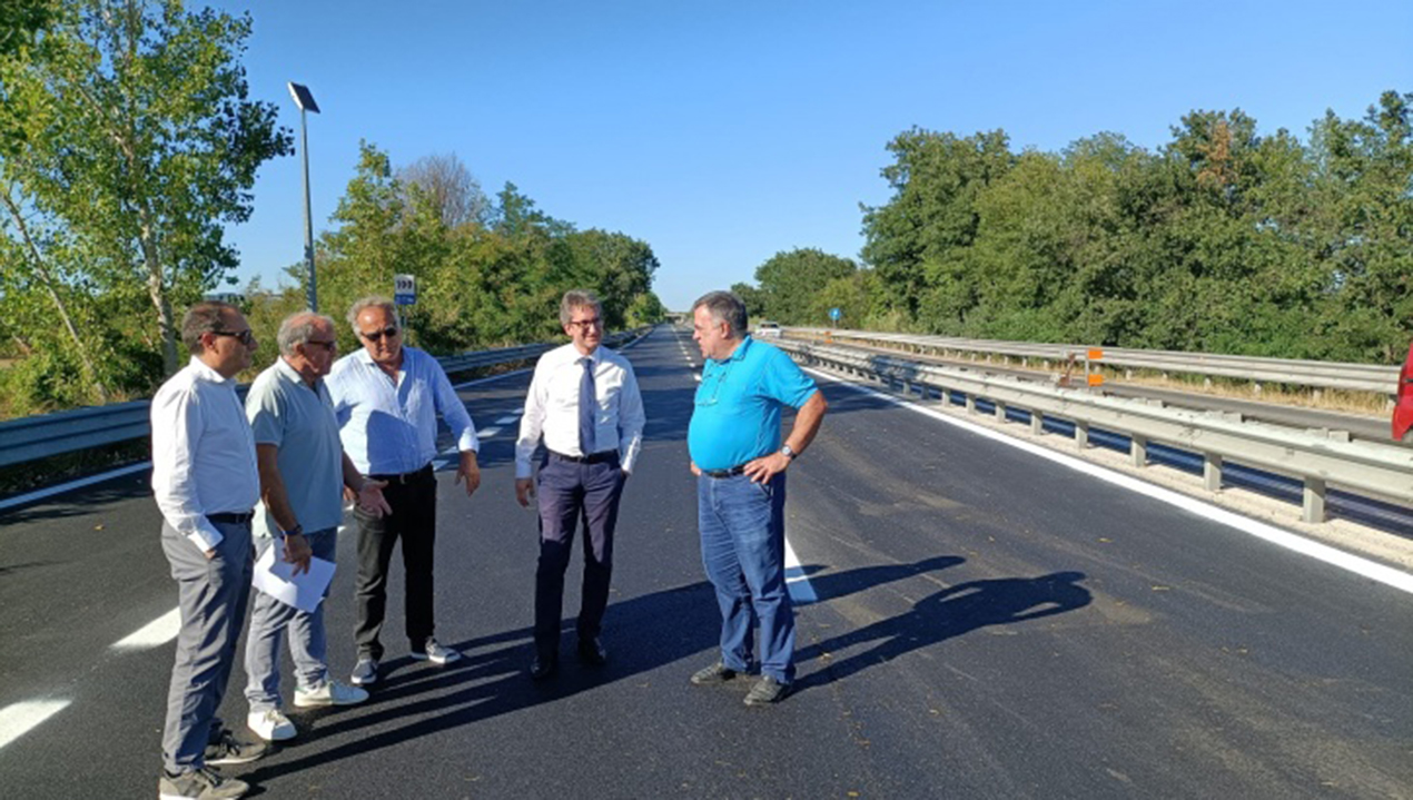 Superstrada, terminati i lavori tra Lucrezia e Calcinelli