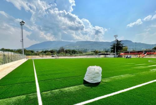Campo sportivo di Monticelli, lavori quasi terminati. Fioravanti: «Impianto a disposizione degli ascolani»