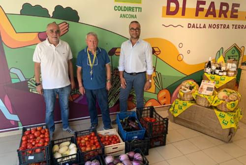 Coldiretti Ancona, dal carcere al Mercato Dorico 80 chili di ortaggi per le Patronesse: andranno a famiglie in difficoltà