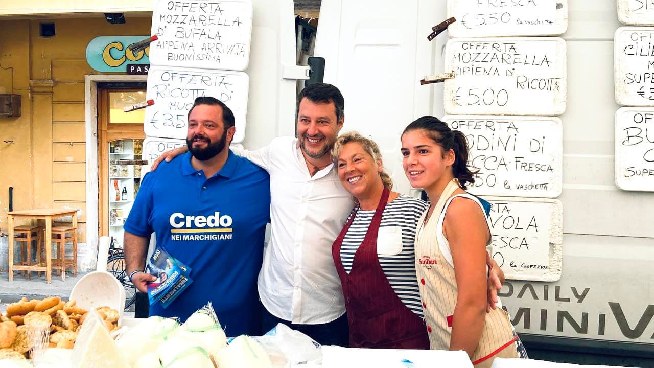 Salvini con Carloni