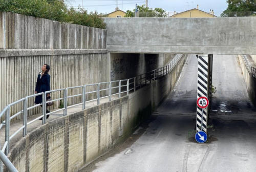 Fano, riqualificazione del sottopasso di Pontesasso. Brunori: «Una città sempre più bella»
