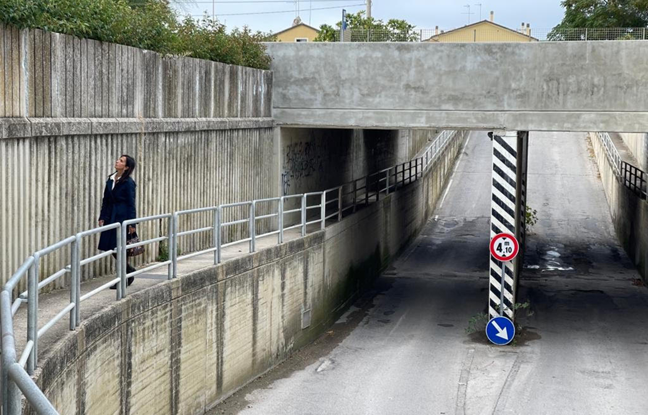 riqualificato il sottopasso di Pontesasso