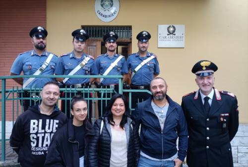 Sassoferrato: l’incontro fra i carabinieri e Alessio Tassi, salvato dell’alluvione