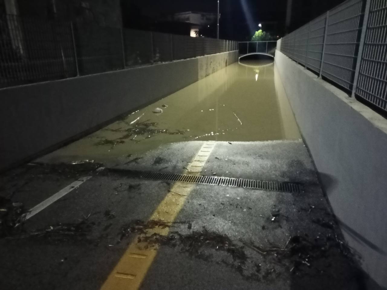 Il sottopasso ciclopedonale di via Mamiani, a Senigallia