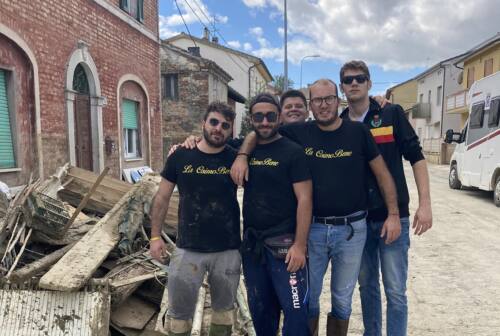 Alluvione a Senigallia, gli Ultras dell’Osimana in aiuto