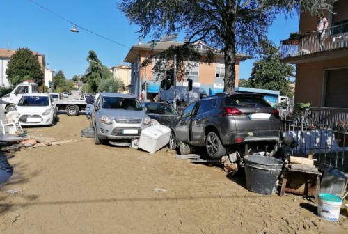 I danni dell'alluvione a Pianello di Ostra