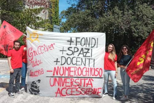No al numero chiuso all’università, scatta la protesta ad Ancona