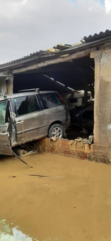 I danni causati dall'alluvione a Passo Ripe di Trecastelli