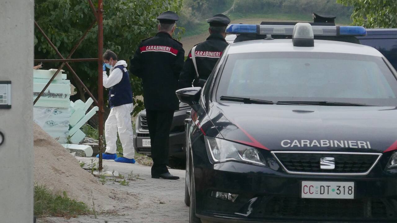 I rilievi dei Carabinieri a Senigallia