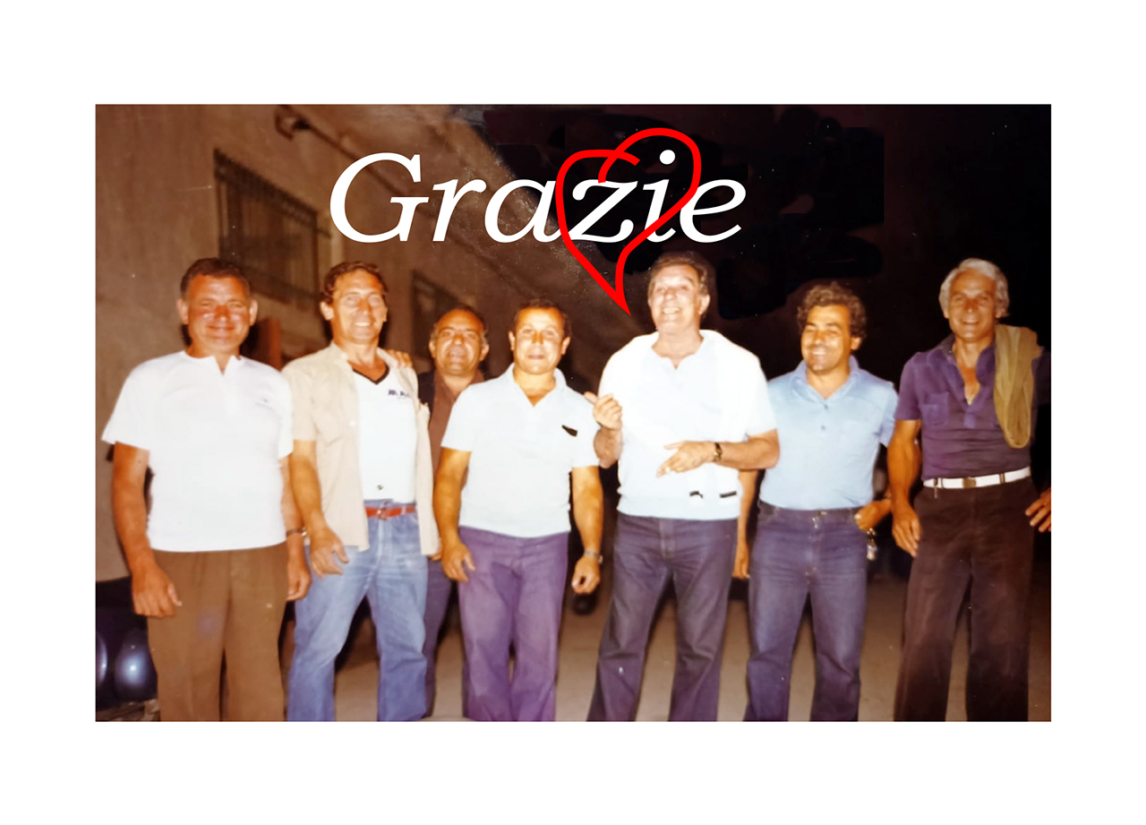 I dirigenti della Giannino Pieralisi calcio 1977-78