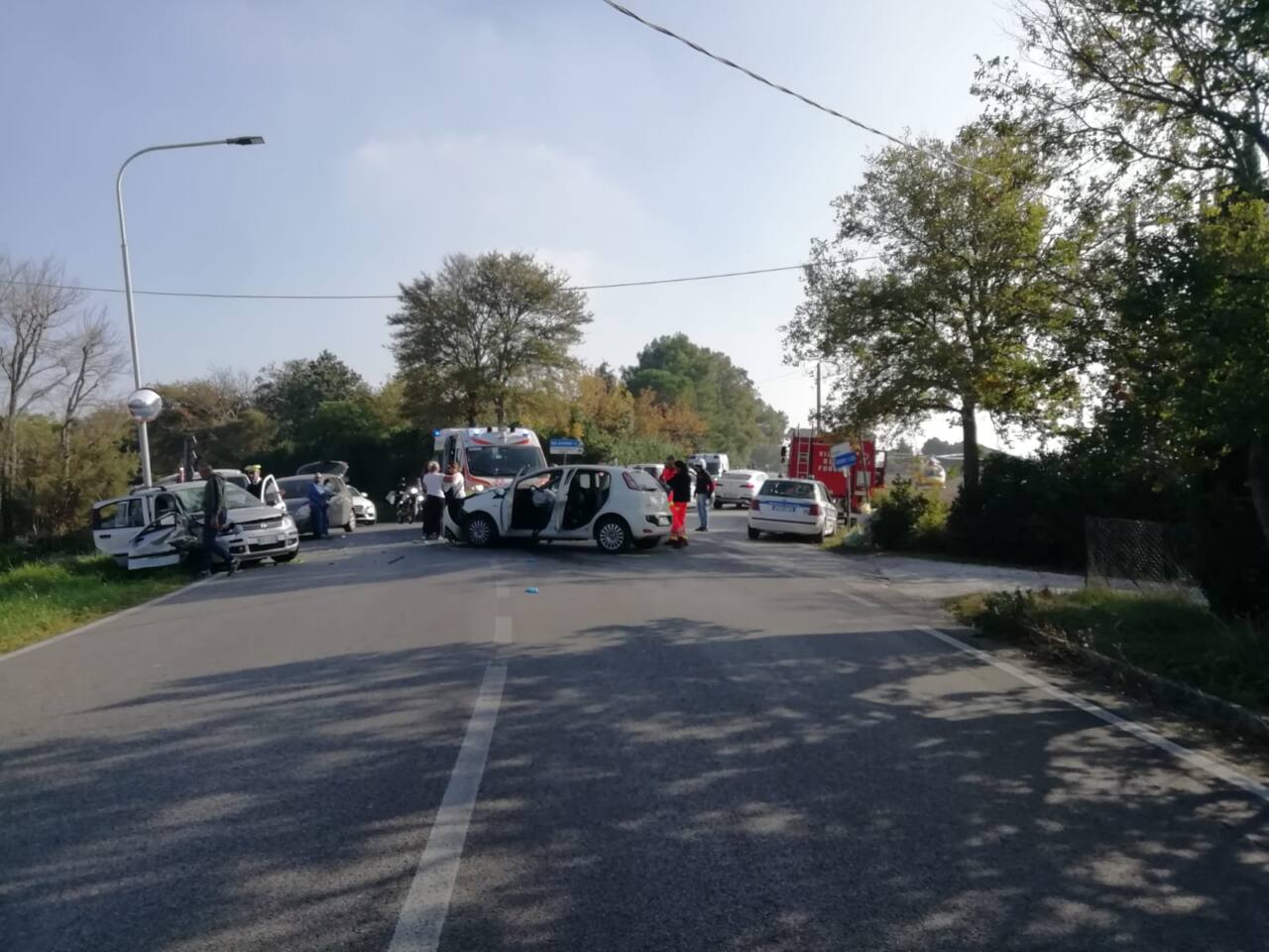 L'incidente a Polverigi